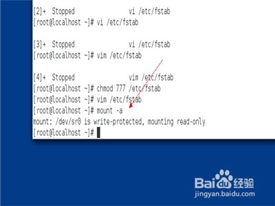 linux系统怎么编辑/etc/fstab文件