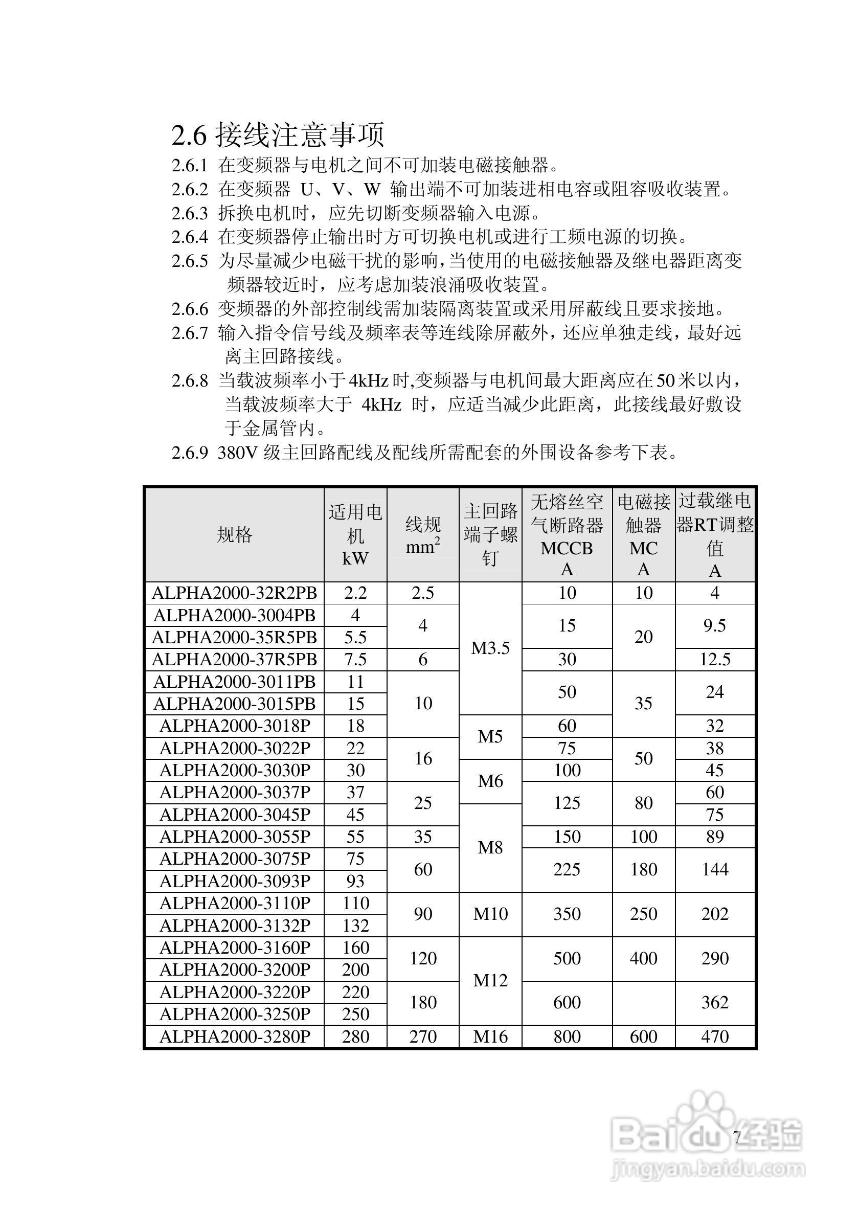 阿尔法(ALPHA)ALPHA2000-3280P变频器说明书:[1]