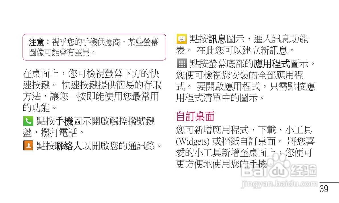 LG P705手机使用说明书:[5]