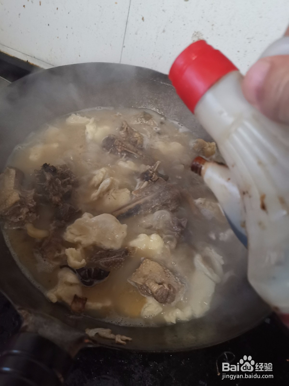 鹅掌鹅头炖面疙瘩