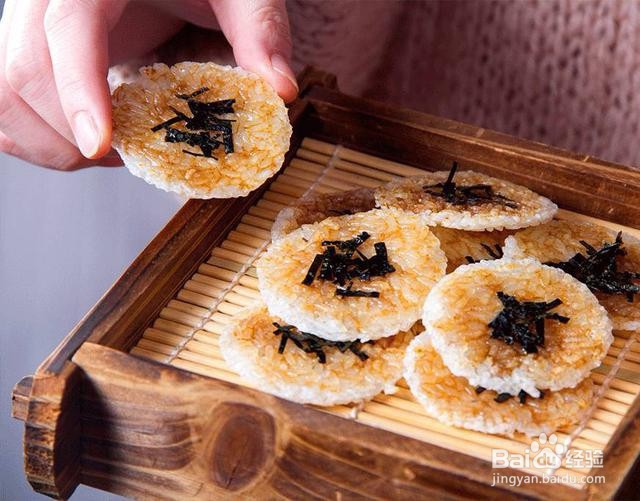海苔烤米饼的制作方法