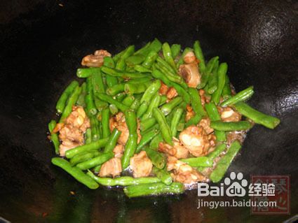 四季豆焖排骨