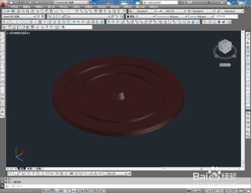 CAD三维建模——茶水桶桶盖制作教程