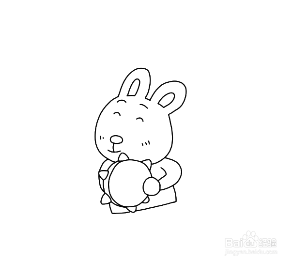 如何画卡通兔子的简笔画？