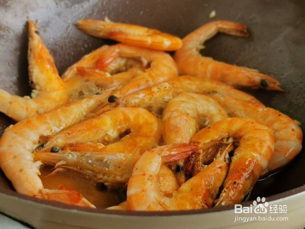 甜辣炒虾的做法
