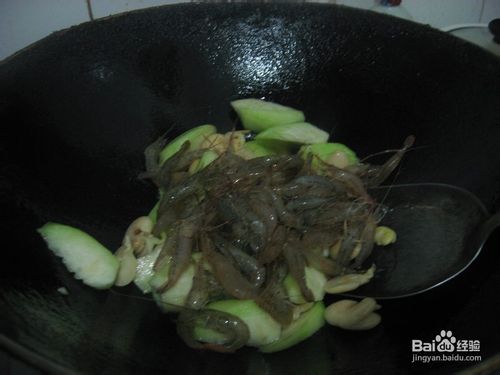 丝瓜炒虾米