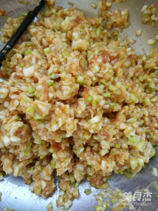 西葫芦肉馅馅饼