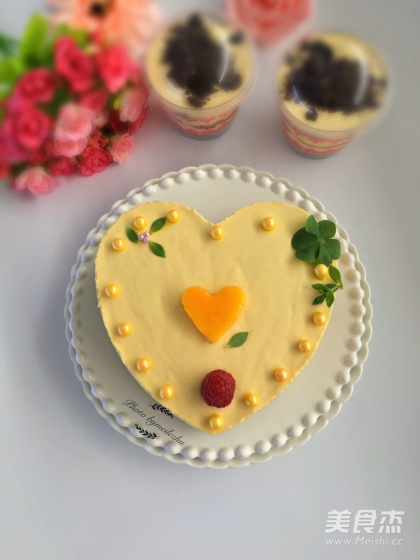 免烤芒果慕斯蛋糕