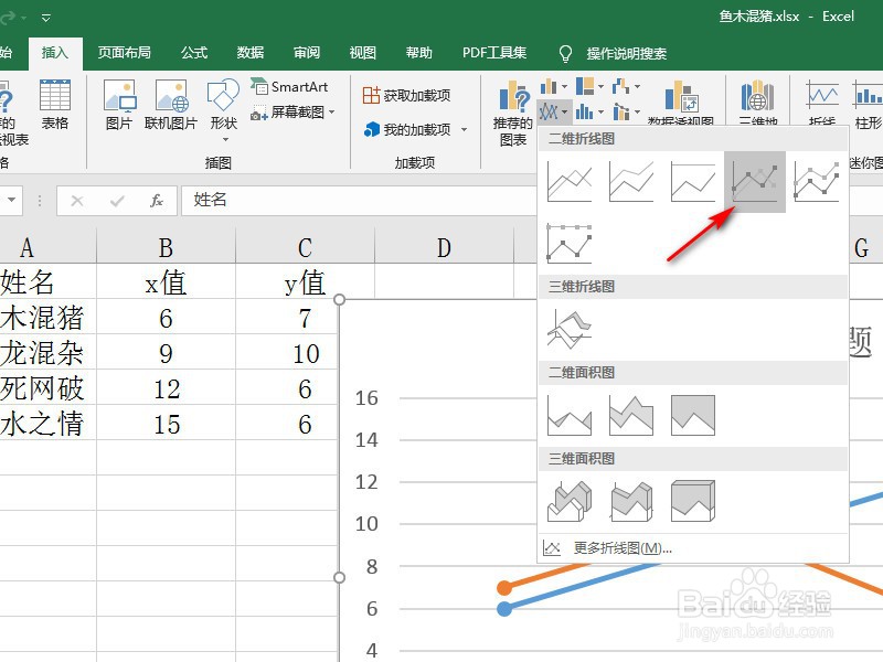 Excel图表如何设置双纵坐标轴