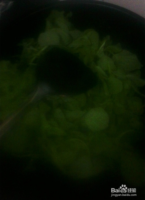 美味白汉菜的一种炒法