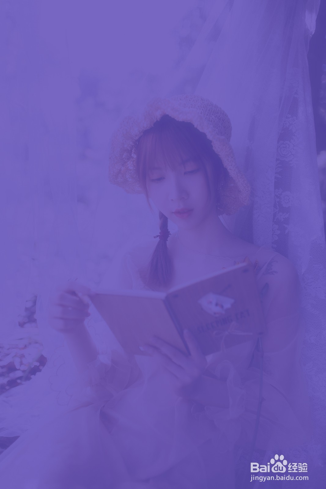 【PS技巧】用PS颜色和图层打造忧郁色调女孩
