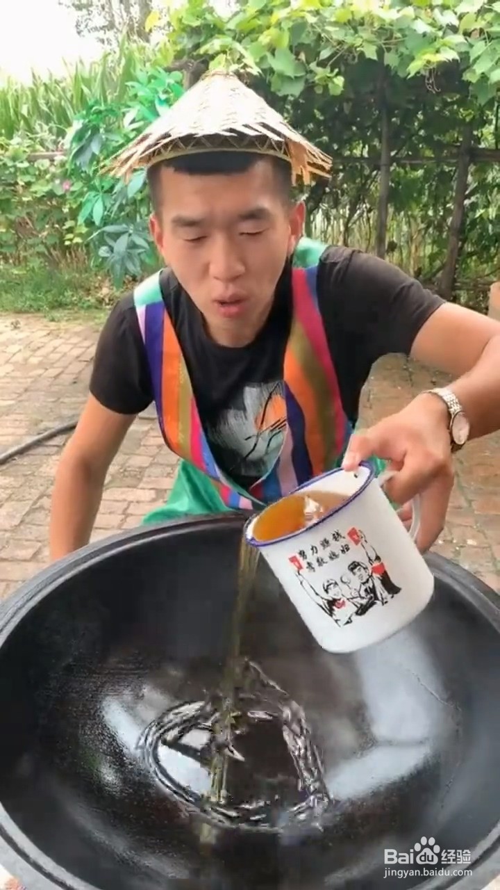 孜然“活珠子”的做法