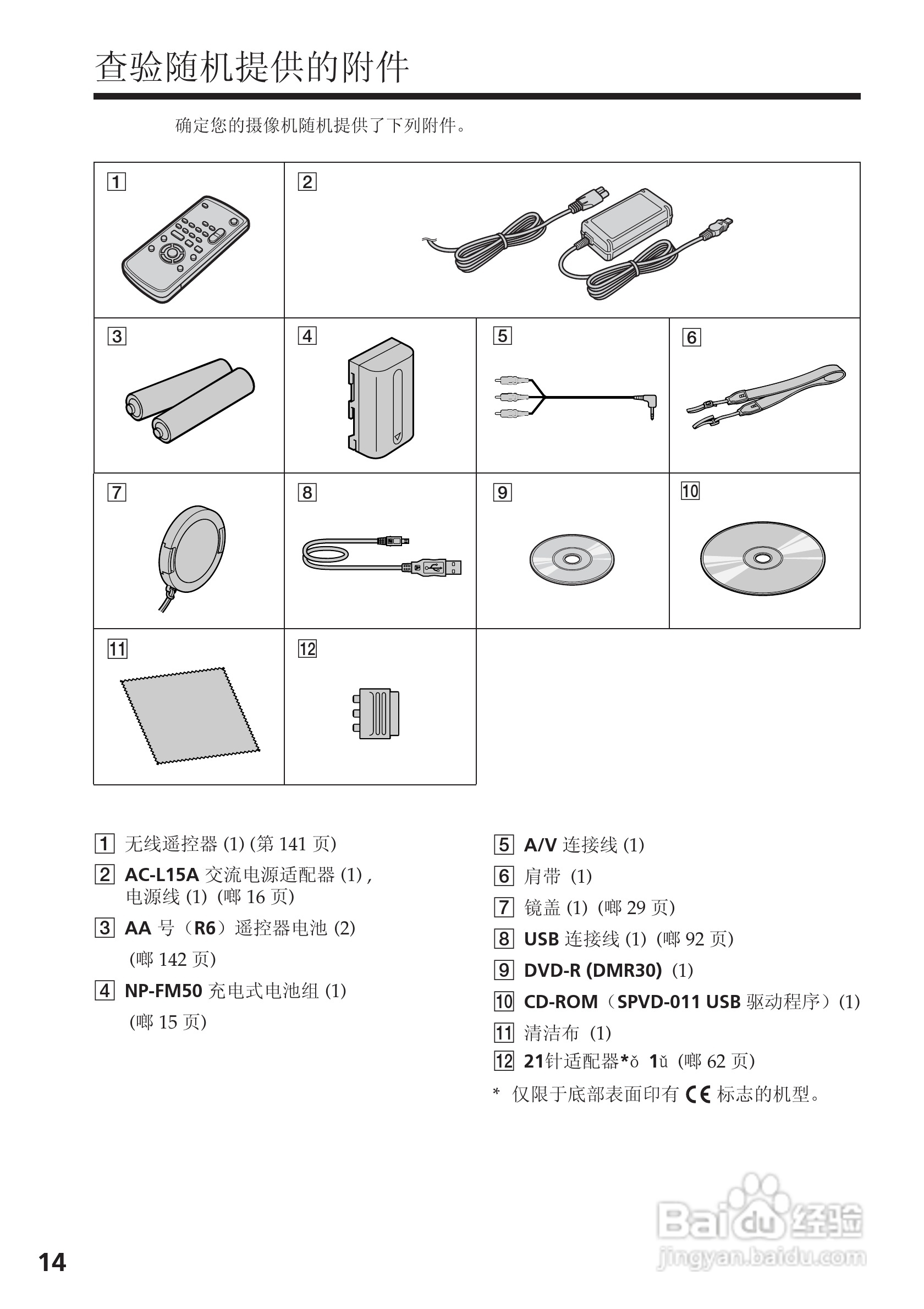 索尼DCR-DVD200E数码摄像机使用说明书:[2]