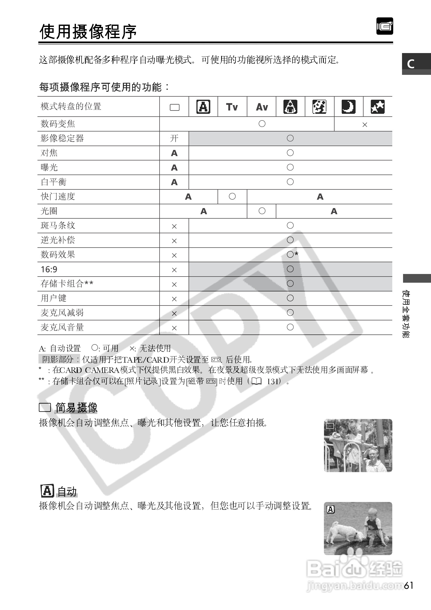 佳能MVX3i数码摄像机使用说明书:[7]