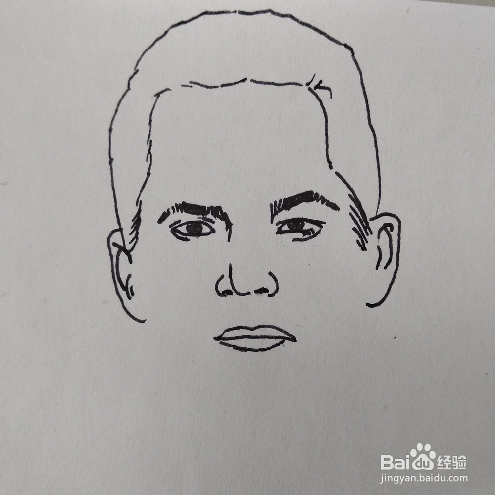如何画速度与激情主角保罗沃克大叔钢笔速写