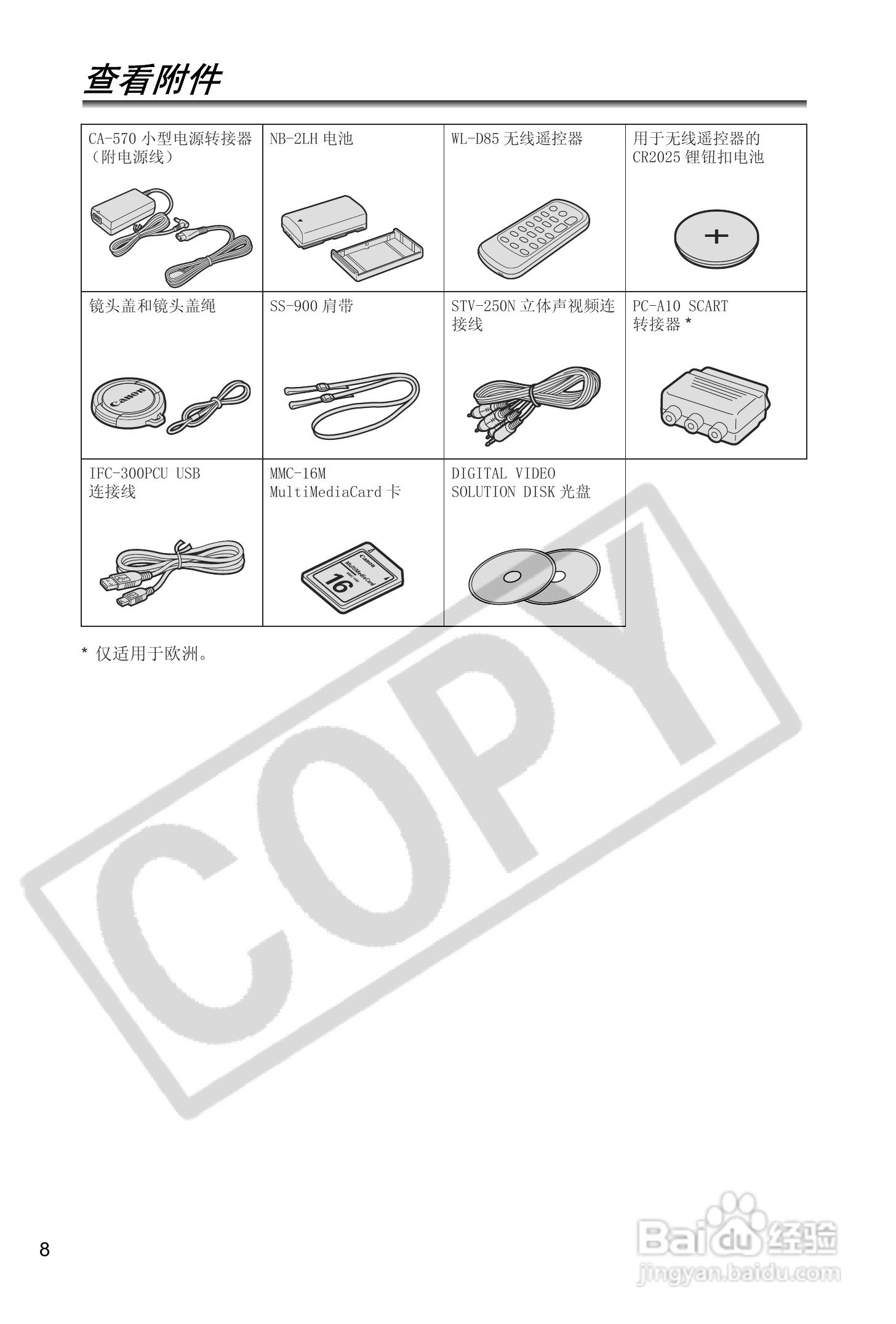 佳能MVX40i数码摄像机使用说明书:[1]