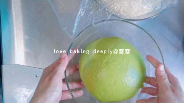 抹茶双色香芋吐司