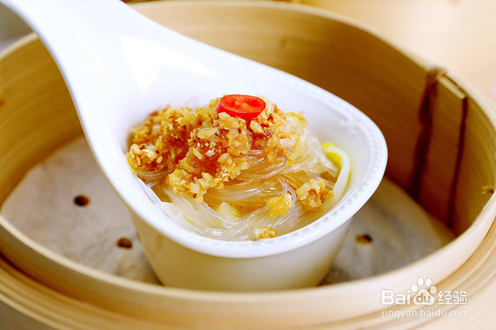 蒜蓉粉丝娃娃菜的做法