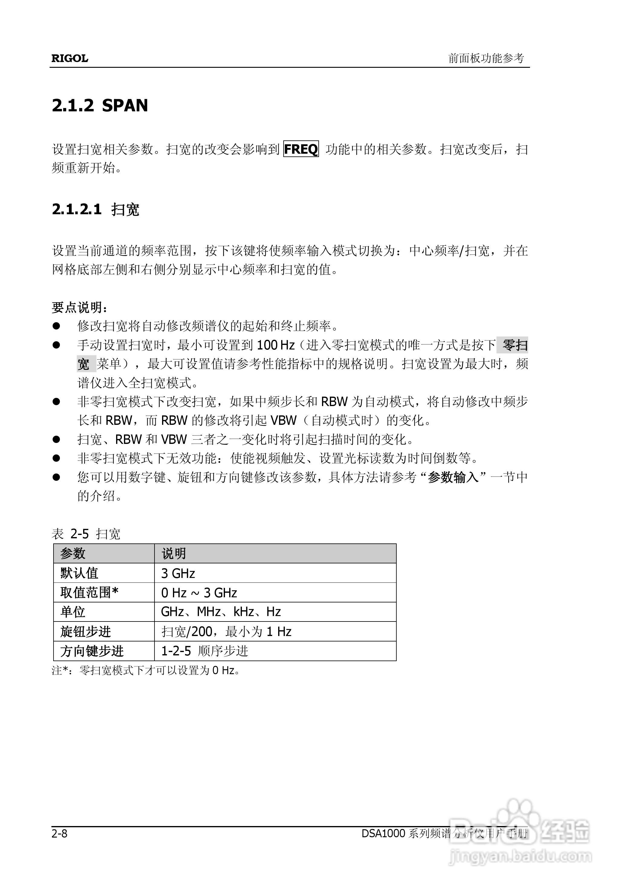 DSA1020频谱分析仪使用说明书:[6]