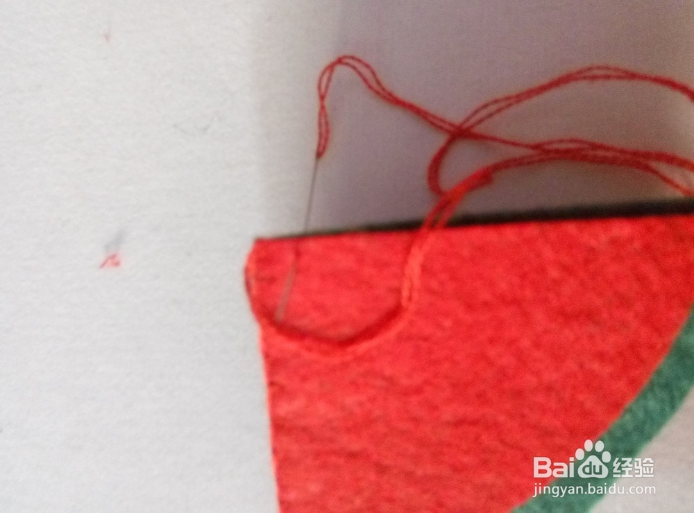 不织布西瓜书签