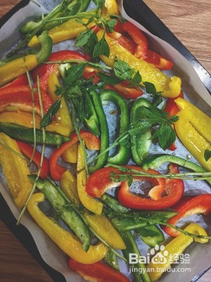 教你怎么做油渍烤彩椒
