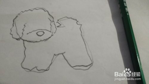 如何用铅笔画比熊