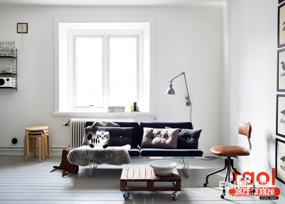 空间较小的客厅,摇身变成客厅博物馆