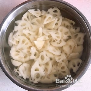 食补养生凉拌炝藕的做法
