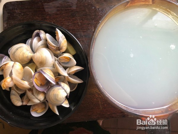 制作丝瓜蛤蜊汤的方法