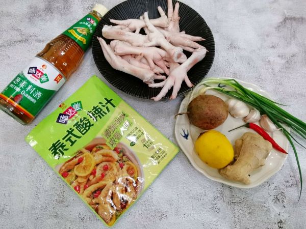 百香果酸辣鸡爪