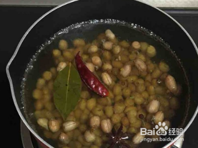 五香水煮花生的做法