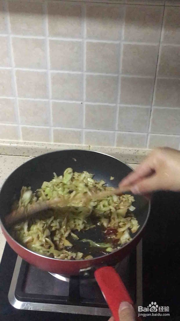 美味素炒莲花白