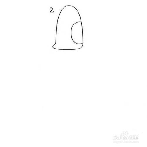 怎么画一只简单的企鹅