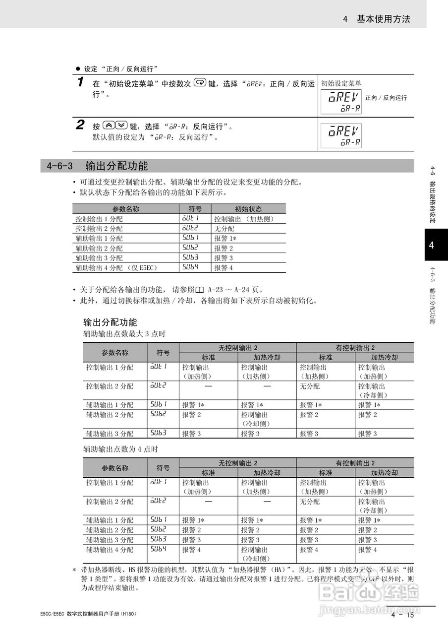 欧姆龙温控器E5CC-E5EC操作手册:[9]