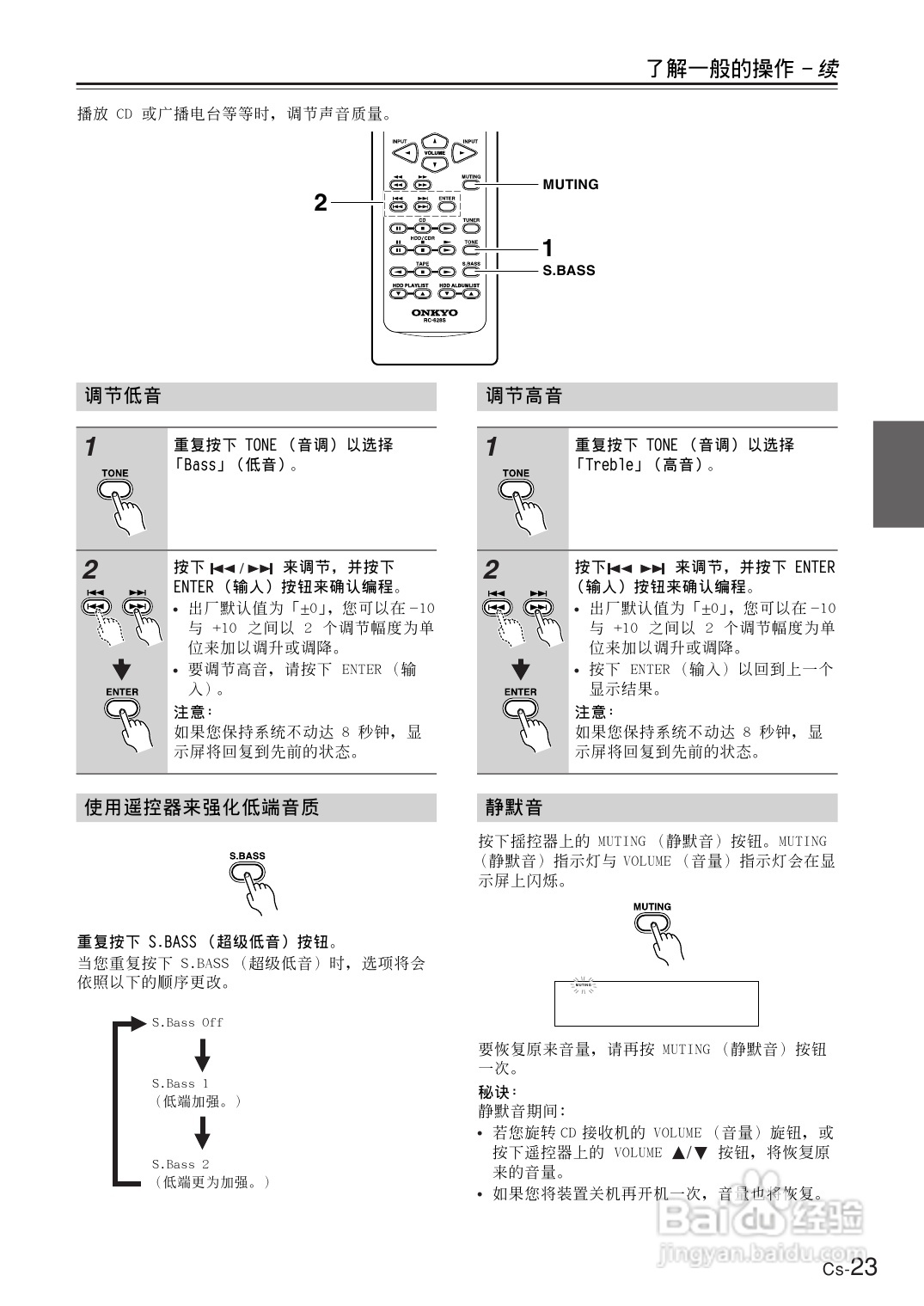 安桥CD接收机CR-B8型使用说明书:[2]