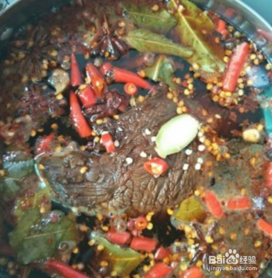 卤牛肉的制作方法