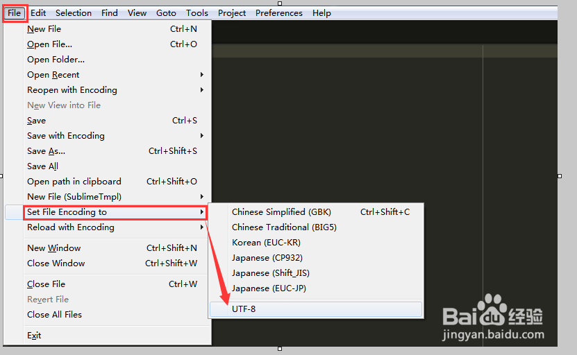 解决Can not convert file encoding of GBK