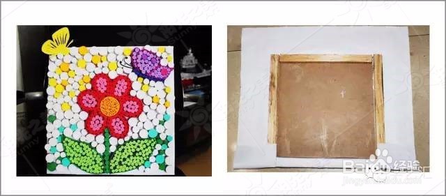 “你若盛开,蝴蝶自来” 海绵纸手工画