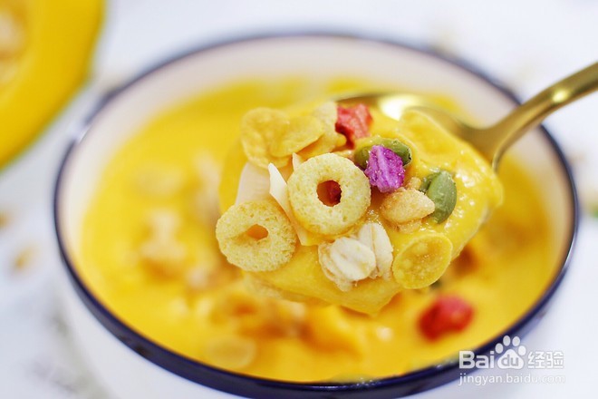 南瓜山药酸奶糊