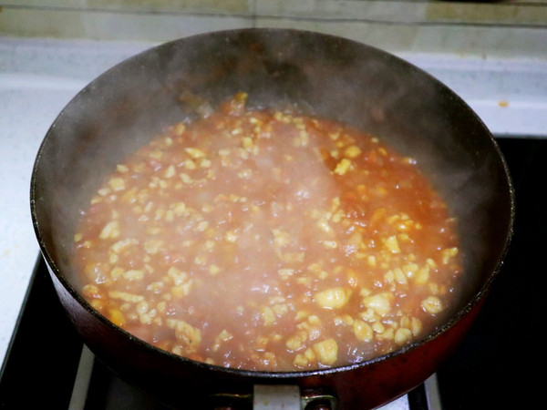 鸡丁肉酱螺丝意面