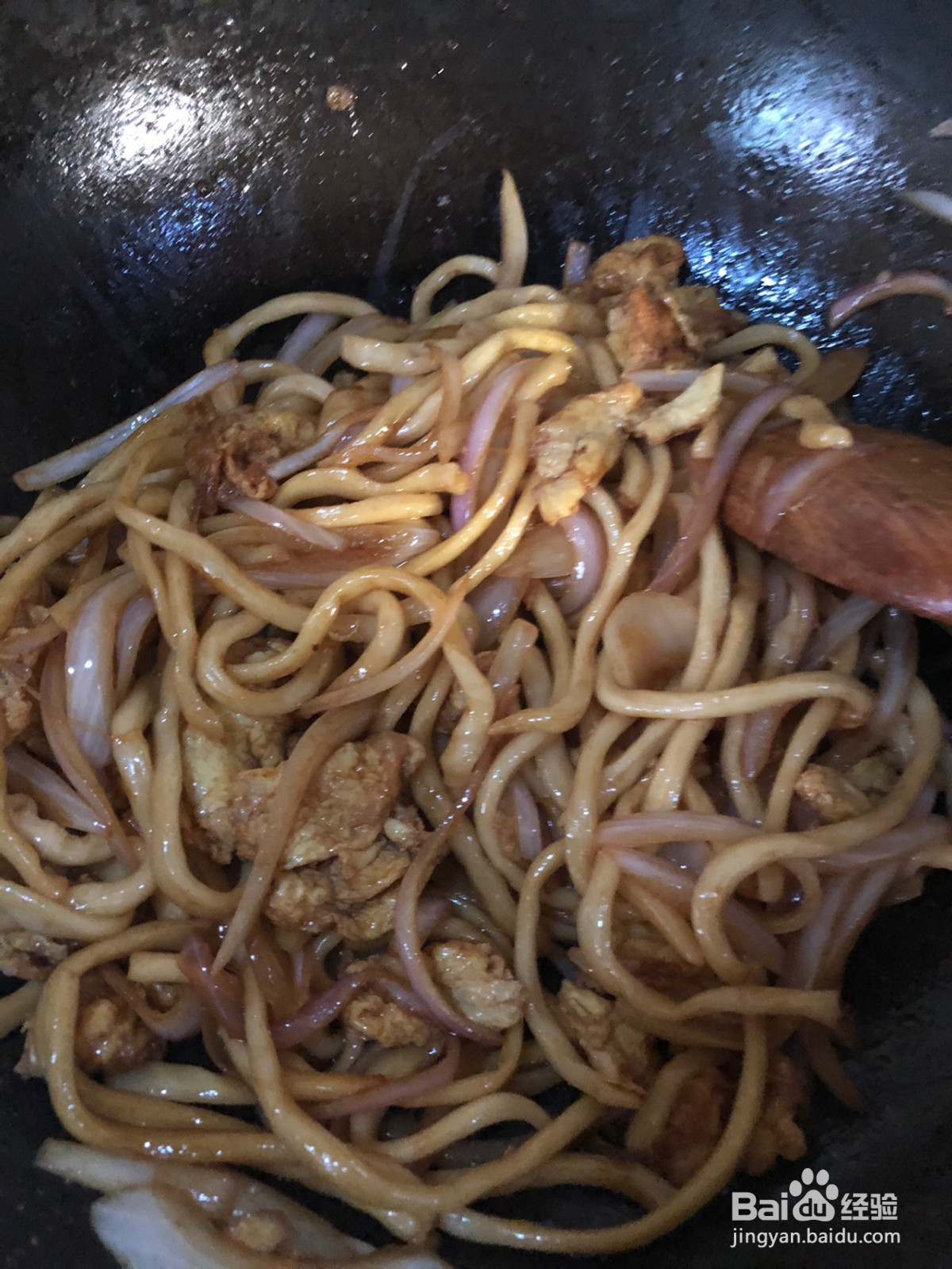 酱油炒面的做法