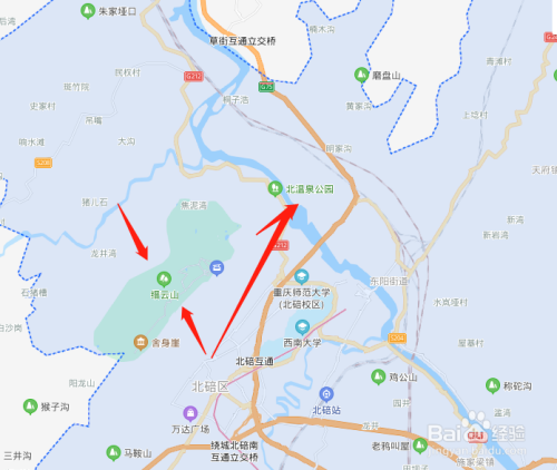 重庆市北碚区旅游攻略