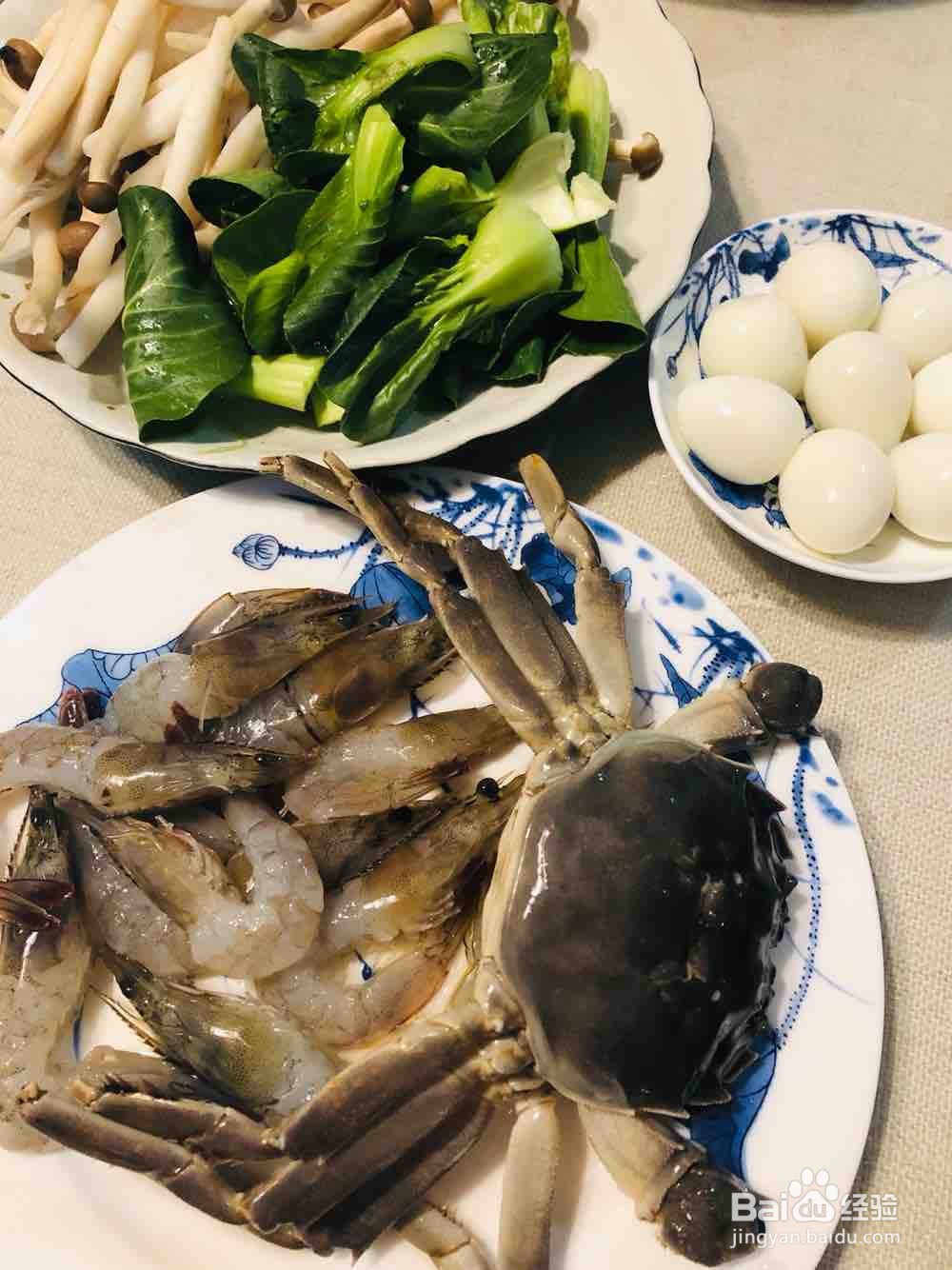 鱼头虾蟹汤的做法