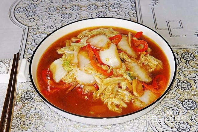 醋溜白菜的做法