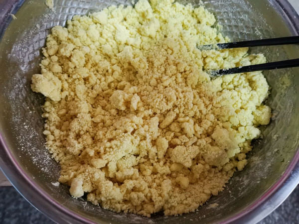 玫瑰豆沙泡泡油糕