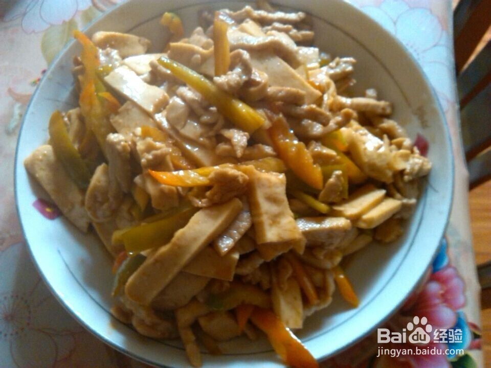 怎样制作美味的香干炒肉?