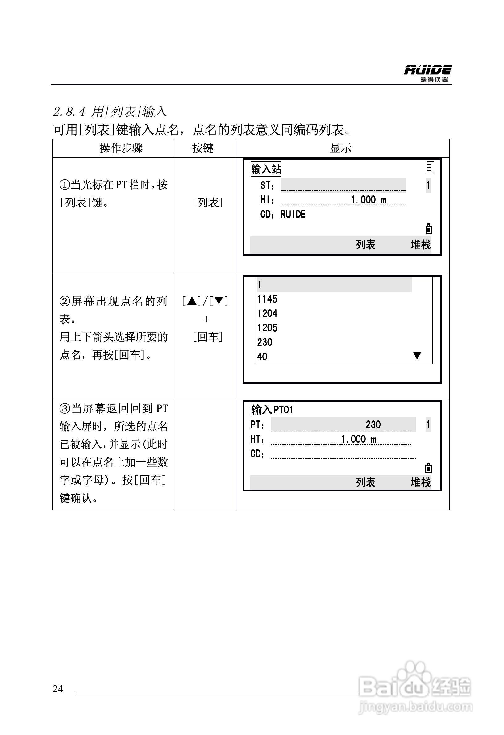 瑞得RTS-862/5R全站仪说明书:[3]