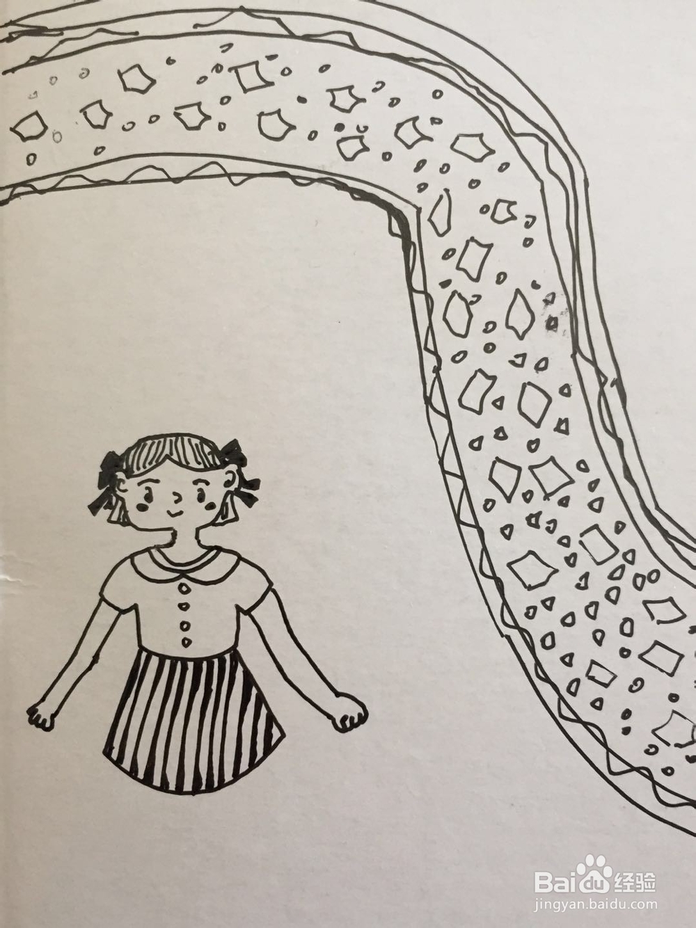 插画教程之郊外的女孩