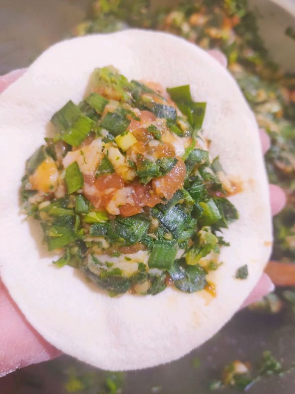 猪肉荠菜馅包子