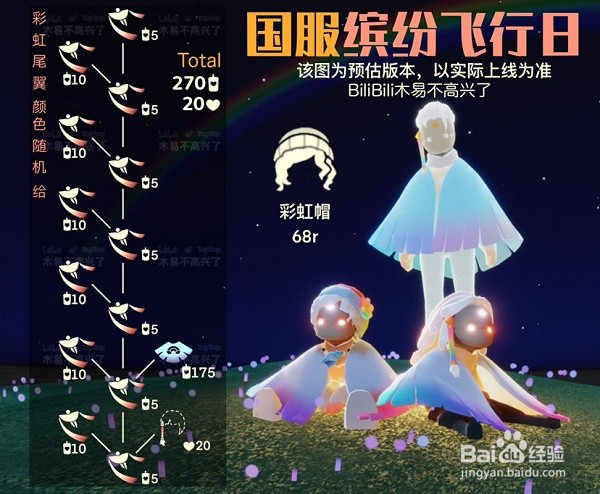 光遇缤纷飞行日兑换表大全